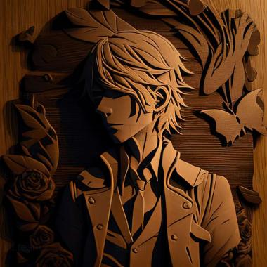 3D модель Кеншо Оно из Bungo Stray Dogs (STL)